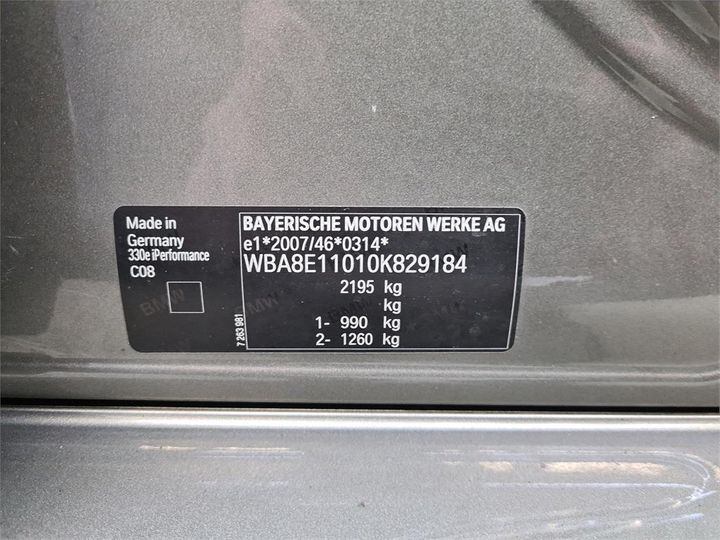 Photo 8 VIN: WBA8E11010K829184 - BMW 330 