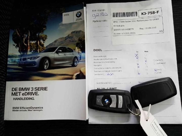 Photo 20 VIN: WBA8E11050K828779 - BMW 3 SERIE SEDAN 