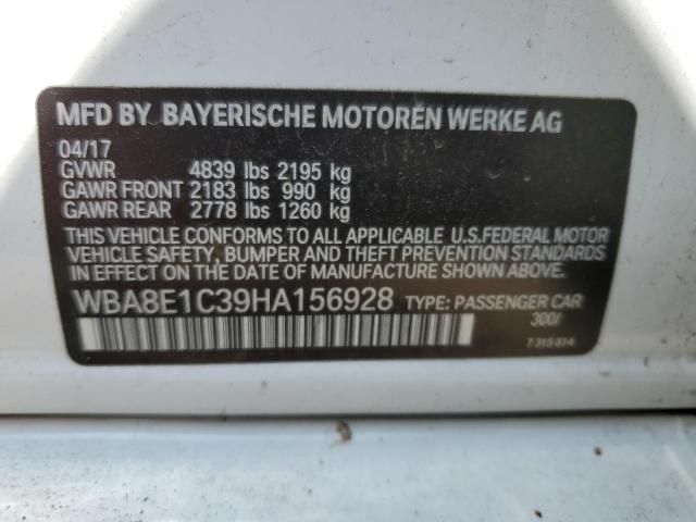 Photo 12 VIN: WBA8E1C39HA156928 - BMW 330E 