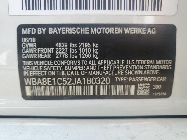 Photo 12 VIN: WBA8E1C52JA180320 - BMW 3 SERIES 