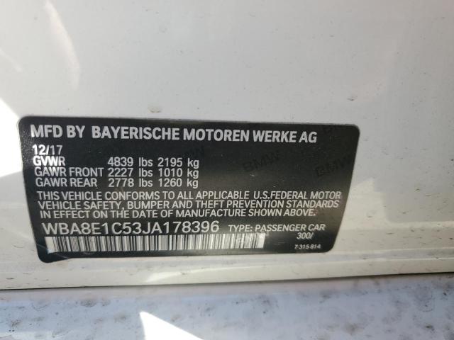 Photo 11 VIN: WBA8E1C53JA178396 - BMW 330E 