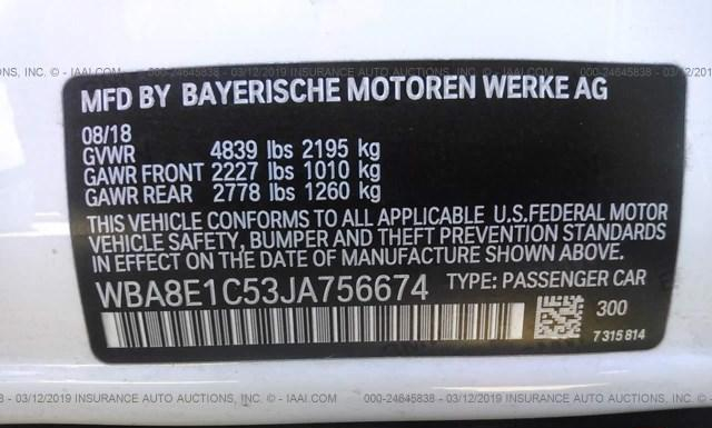 Photo 8 VIN: WBA8E1C53JA756674 - BMW 330E 