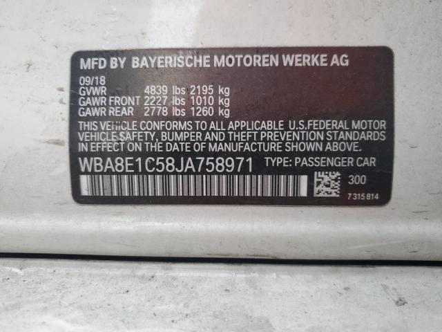 Photo 12 VIN: WBA8E1C58JA758971 - BMW 330E 