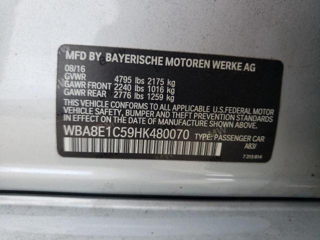 Photo 12 VIN: WBA8E1C59HK480070 - BMW 330E 