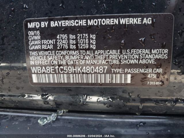 Photo 8 VIN: WBA8E1C59HK480487 - BMW 330E 