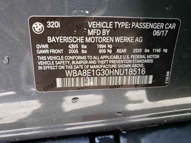 Photo 11 VIN: WBA8E1G30HNU18516 - BMW 320I 