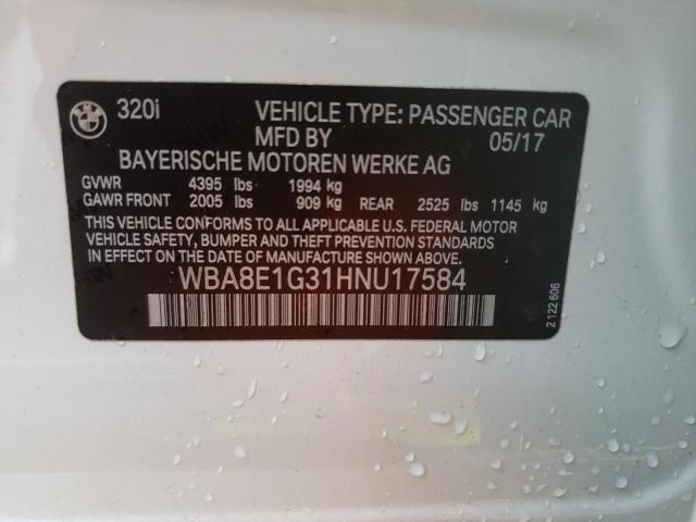 Photo 9 VIN: WBA8E1G31HNU17584 - BMW 320 I 