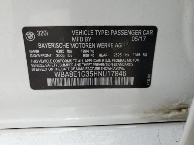 Photo 11 VIN: WBA8E1G35HNU17846 - BMW 320 I 