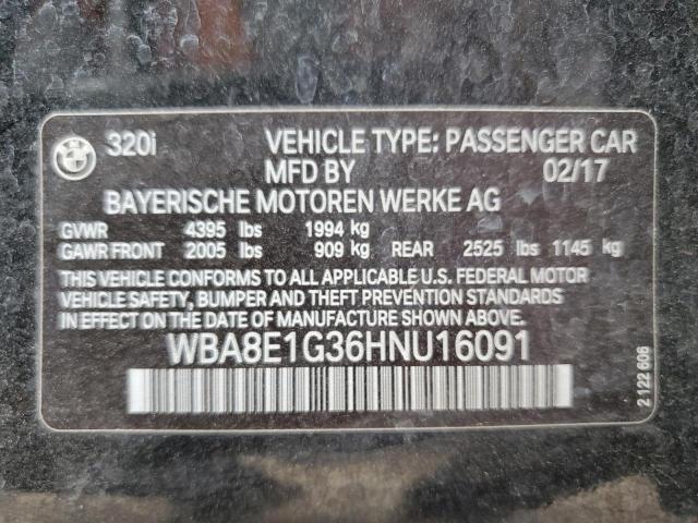 Photo 11 VIN: WBA8E1G36HNU16091 - BMW 320I 