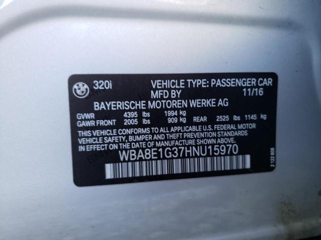 Photo 9 VIN: WBA8E1G37HNU15970 - BMW 320 I 