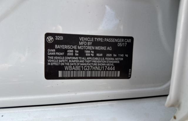 Photo 9 VIN: WBA8E1G37HNU17444 - BMW 320 I 