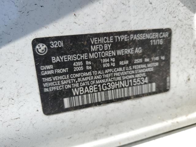 Photo 11 VIN: WBA8E1G39HNU15534 - BMW 320I 