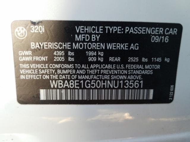 Photo 9 VIN: WBA8E1G50HNU13561 - BMW 320 I 