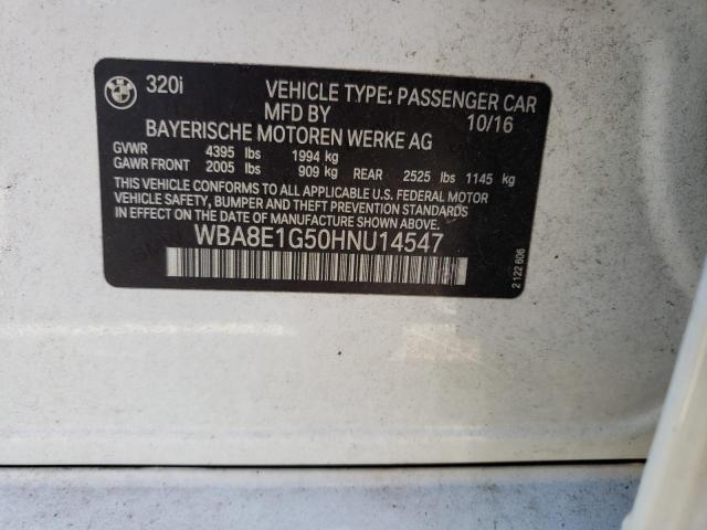 Photo 12 VIN: WBA8E1G50HNU14547 - BMW 320 I 