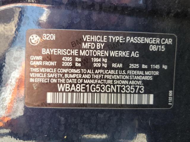 Photo 11 VIN: WBA8E1G53GNT33573 - BMW 320 I 