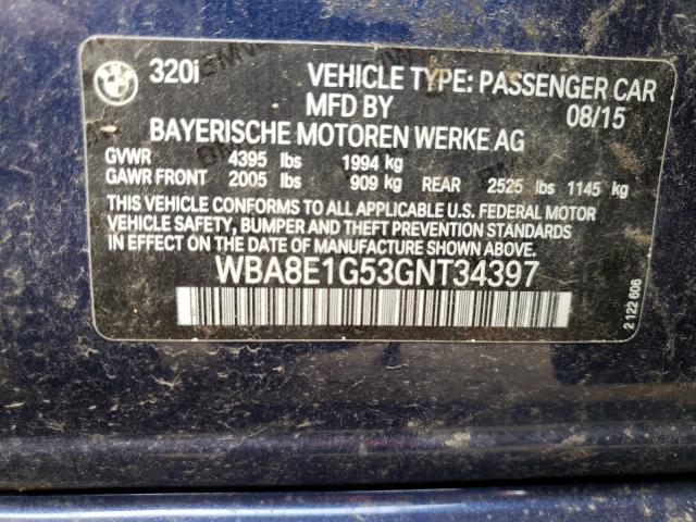 Photo 9 VIN: WBA8E1G53GNT34397 - BMW 320 I 