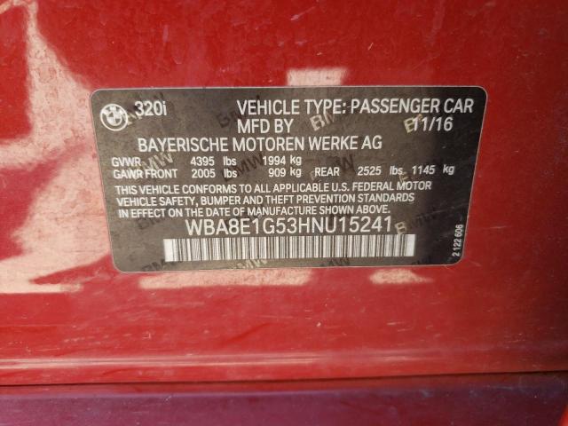 Photo 11 VIN: WBA8E1G53HNU15241 - BMW 320I 