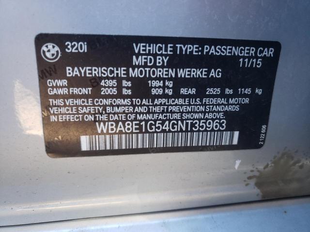 Photo 11 VIN: WBA8E1G54GNT35963 - BMW 320 I 