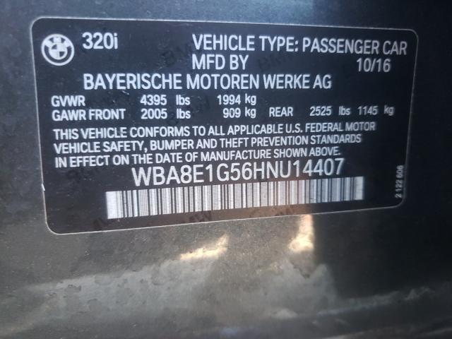 Photo 9 VIN: WBA8E1G56HNU14407 - BMW 320 I 