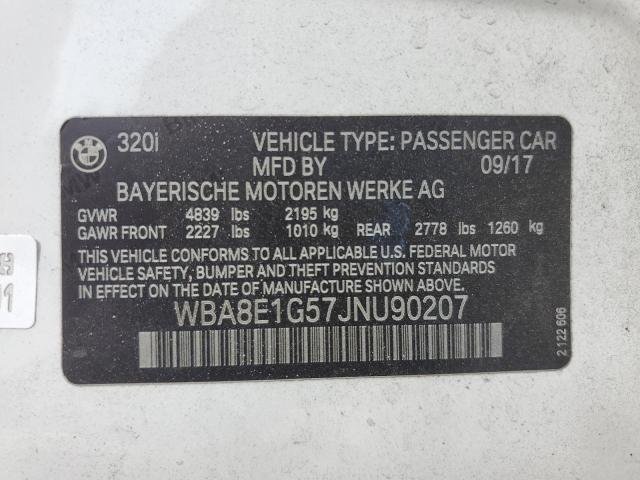 Photo 11 VIN: WBA8E1G57JNU90207 - BMW 320 I 