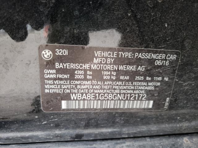 Photo 9 VIN: WBA8E1G58GNU12172 - BMW 320 I 