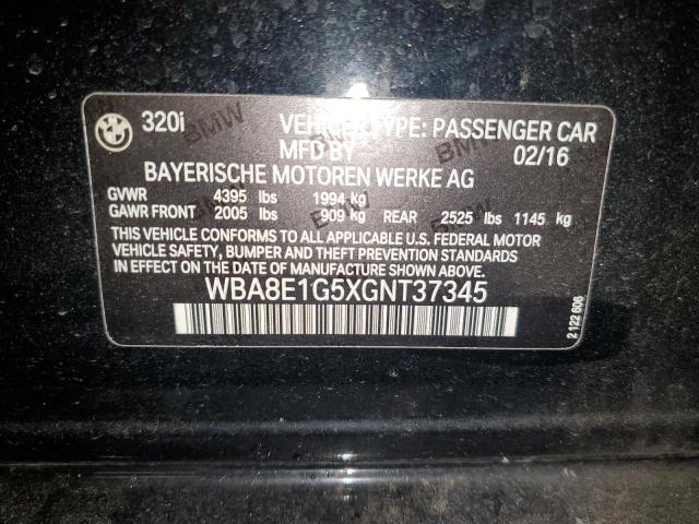 Photo 11 VIN: WBA8E1G5XGNT37345 - BMW 320 I 