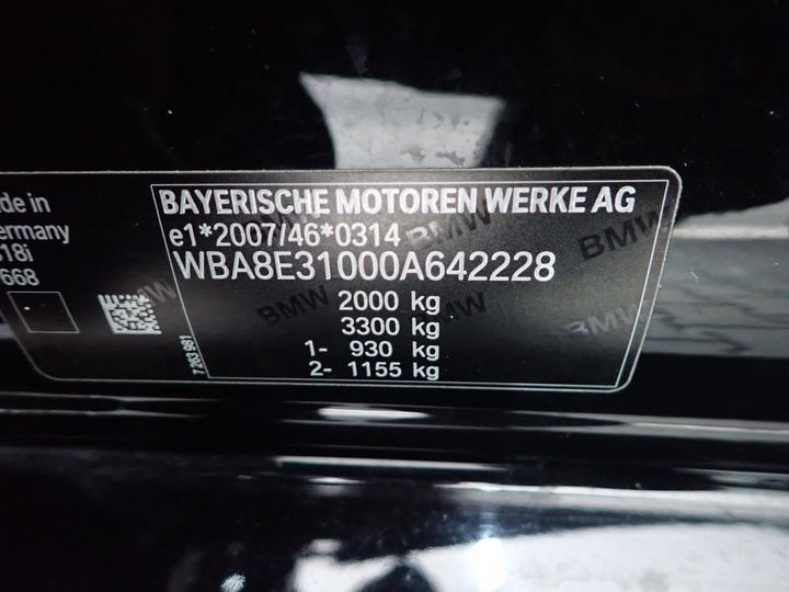 Photo 9 VIN: WBA8E31000A642228 - BMW SERIA 3 