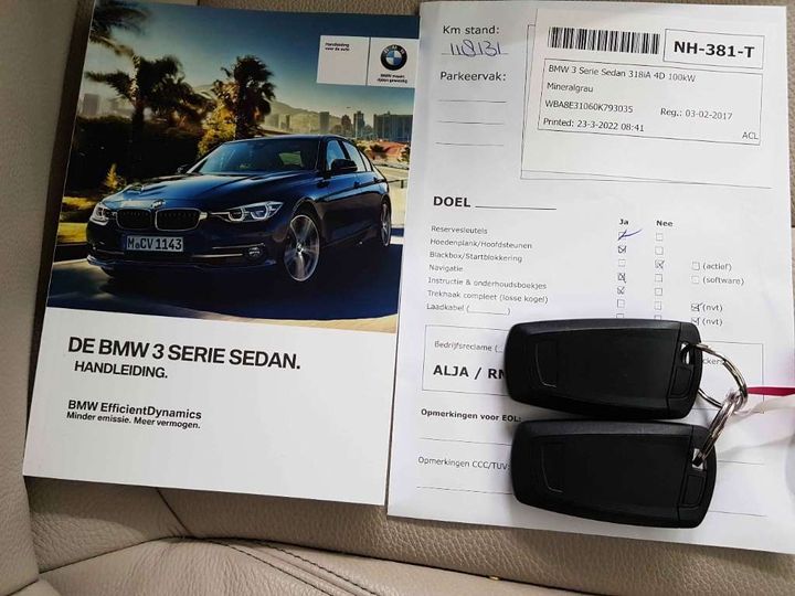 Photo 19 VIN: WBA8E31060K793035 - BMW 3 SERIE SEDAN 