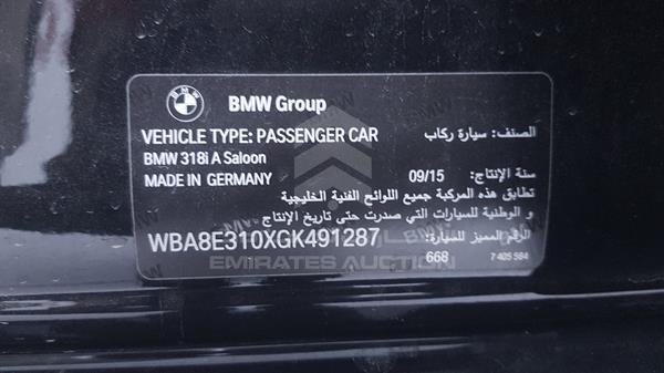 Photo 2 VIN: WBA8E310XGK491287 - BMW 318 