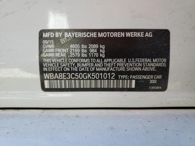 Photo 11 VIN: WBA8E3C50GK501012 - BMW 3 SERIES 