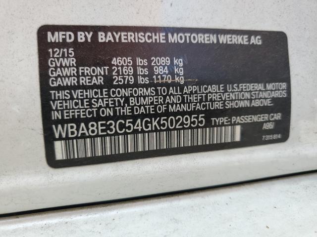 Photo 11 VIN: WBA8E3C54GK502955 - BMW 328 XI SUL 