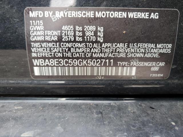 Photo 11 VIN: WBA8E3C59GK502711 - BMW 328 XI SUL 