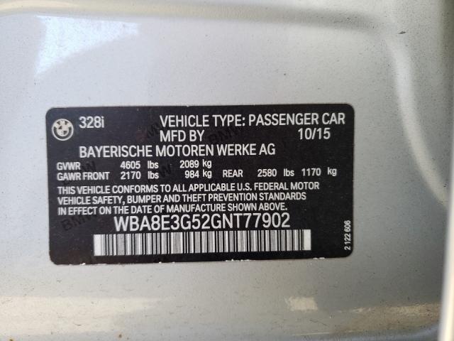 Photo 9 VIN: WBA8E3G52GNT77902 - BMW 328 