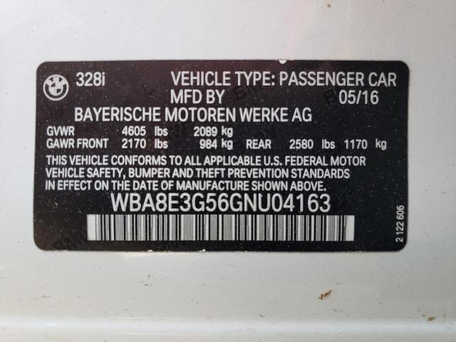 Photo 11 VIN: WBA8E3G56GNU04163 - BMW 3 SERIES 