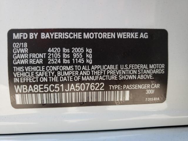 Photo 9 VIN: WBA8E5C51JA507622 - BMW 328 D 