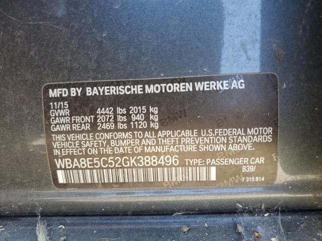 Photo 11 VIN: WBA8E5C52GK388496 - BMW 3 SERIES 