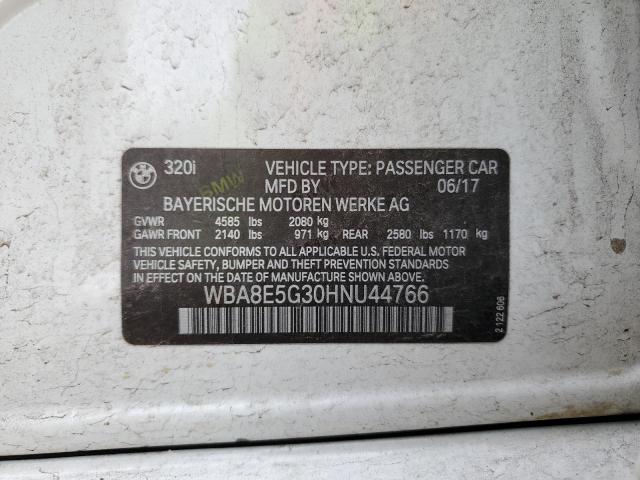 Photo 11 VIN: WBA8E5G30HNU44766 - BMW 320 XI 