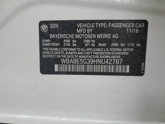 Photo 11 VIN: WBA8E5G39HNU42787 - BMW 320I 