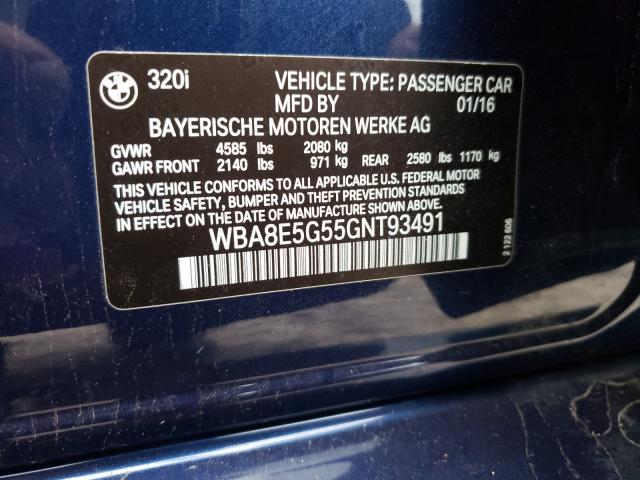 Photo 9 VIN: WBA8E5G55GNT93491 - BMW 320 XI 