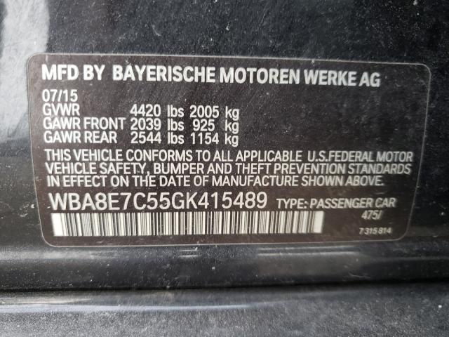 Photo 9 VIN: WBA8E7C55GK415489 - BMW 328 I 