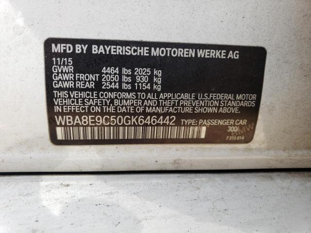 Photo 11 VIN: WBA8E9C50GK646442 - BMW 328 I SULE 