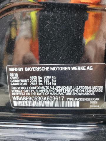 Photo 11 VIN: WBA8E9C53GK603617 - BMW 328 I SULE 