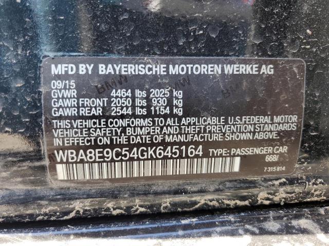 Photo 11 VIN: WBA8E9C54GK645164 - BMW 328 I SULE 