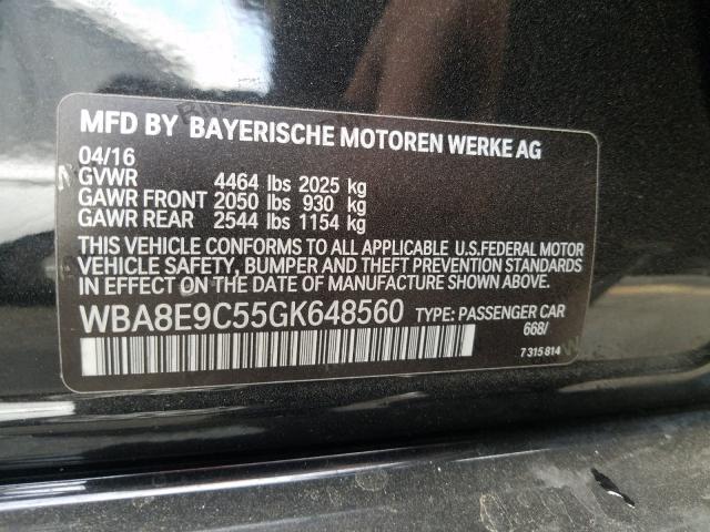 Photo 9 VIN: WBA8E9C55GK648560 - BMW 328I 