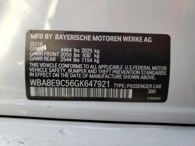 Photo 9 VIN: WBA8E9C56GK647921 - BMW 328I 