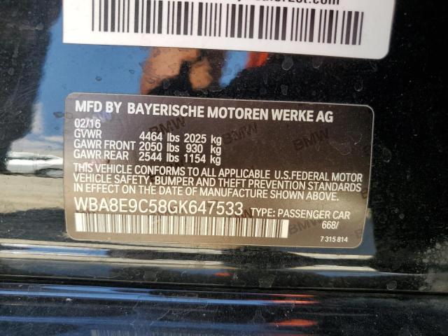 Photo 11 VIN: WBA8E9C58GK647533 - BMW 328 I SULE 