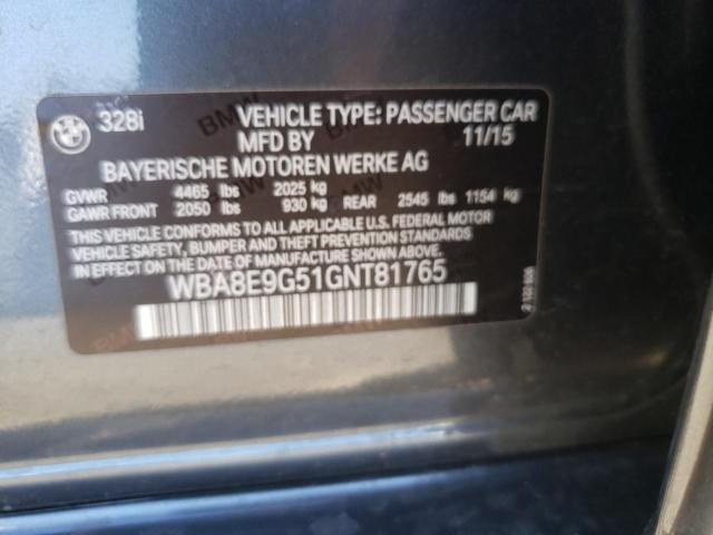 Photo 11 VIN: WBA8E9G51GNT81765 - BMW 328 I SULE 