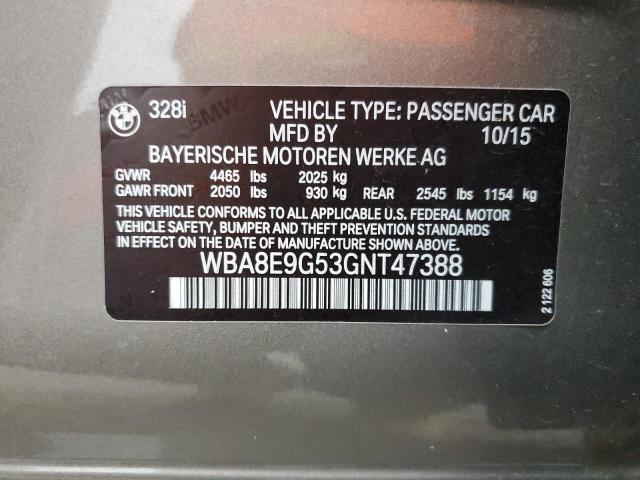 Photo 12 VIN: WBA8E9G53GNT47388 - BMW 328 I SULE 