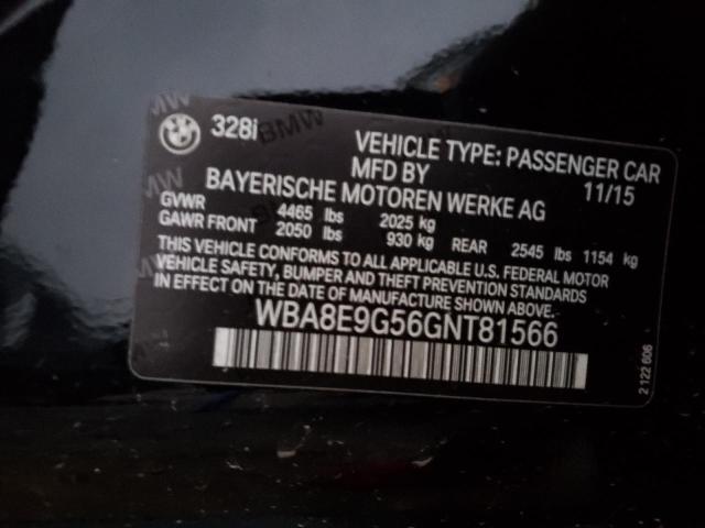 Photo 9 VIN: WBA8E9G56GNT81566 - BMW 328 I SULE 