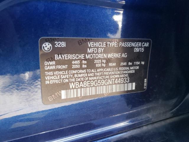 Photo 11 VIN: WBA8E9G59GNT44933 - BMW 328 I SULE 